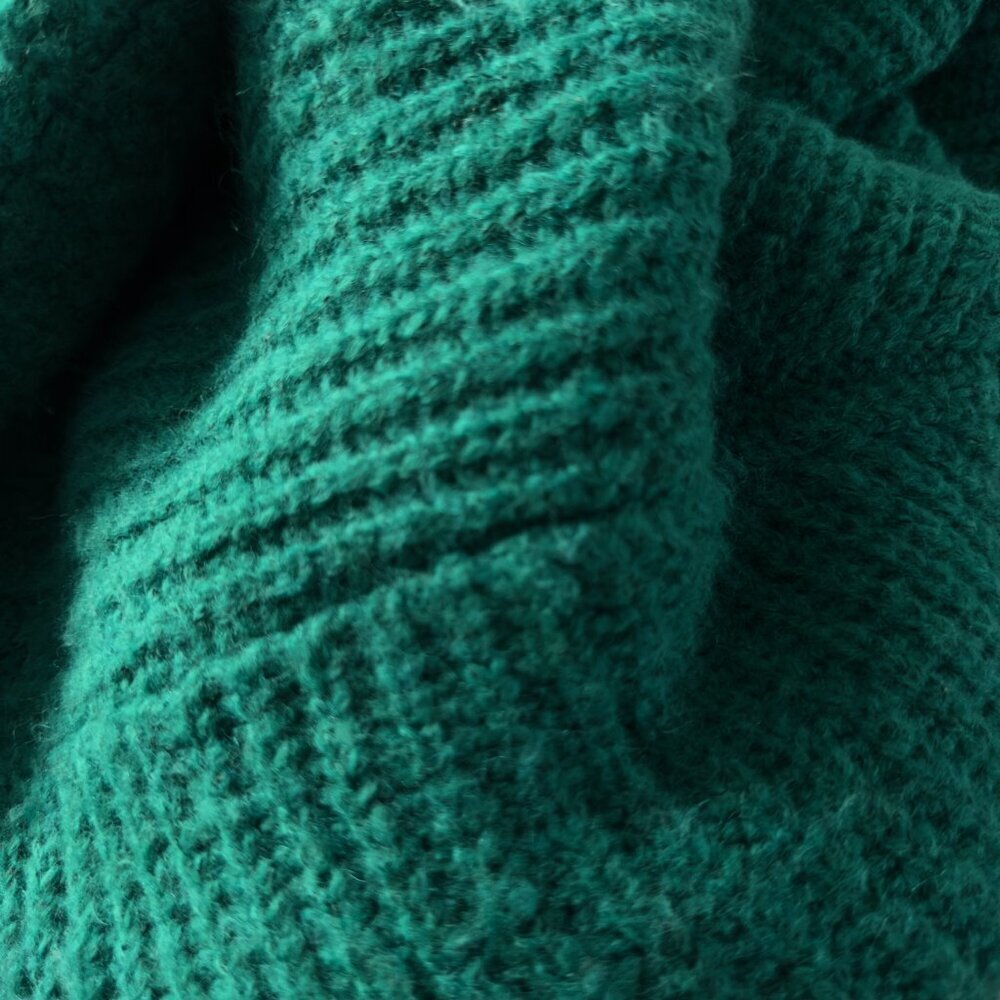 Daniela Anna Made in Italy – Emerald Green Sweater Dress (Size S) - Picture 3 of 4
